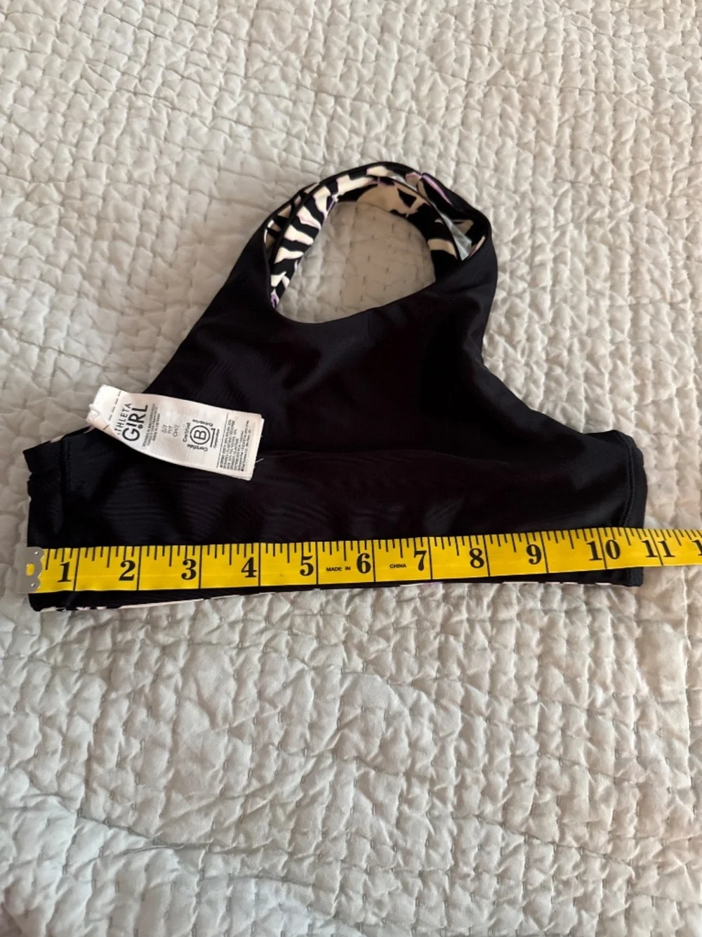 AThLETA girls reversible bikini top S